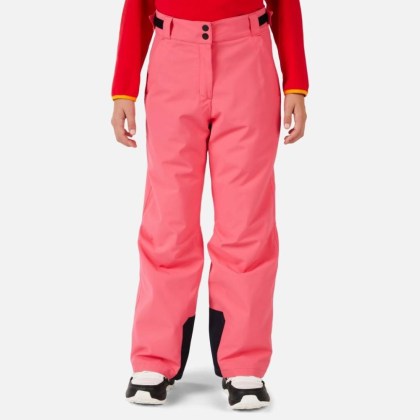 Rossignol GIRL INSULATED SKI PANT-TEA ROSE-kalhoty