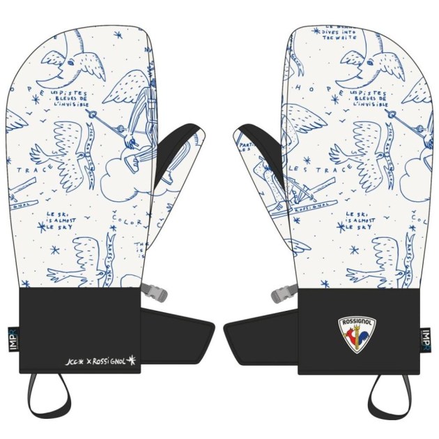 Rossignol W JCC MITTEN-SNOW ANGEL ARTIC PRINT-rukavice