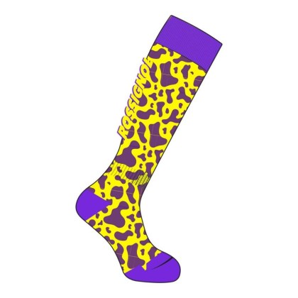 Rossignol SUPER SOCK-COWNO SUPER YELLOW PRINT-ponožky