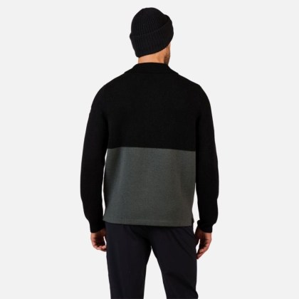 Rossignol CORBYR POLO SWEATER-BLACK-svetr