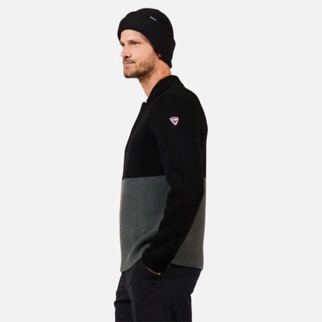 Rossignol CORBYR POLO SWEATER-BLACK-svetr