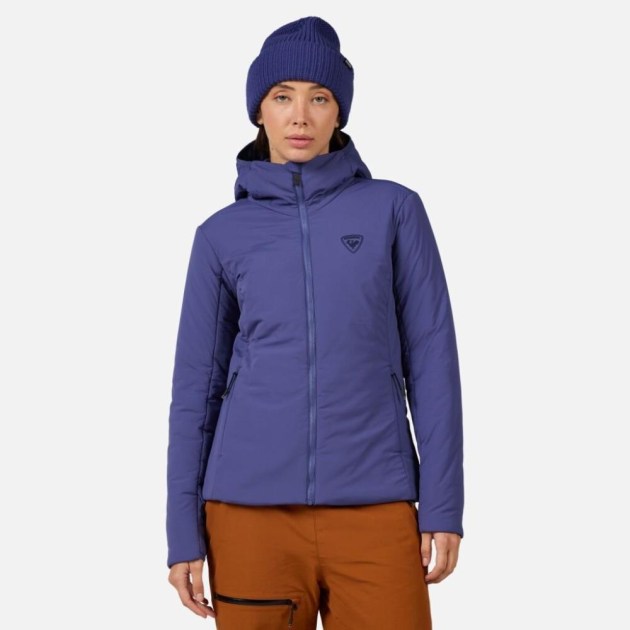 Rossignol W OPSIDE HOODIE IN HEAVY INSUL-FUTURE BLUEE-bunda