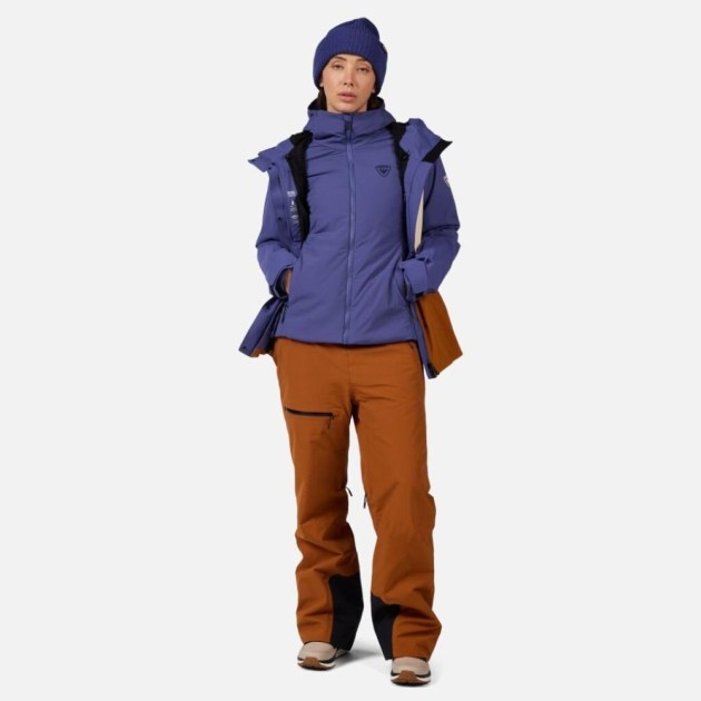 Rossignol W OPSIDE HOODIE IN HEAVY INSUL-FUTURE BLUEE-bunda