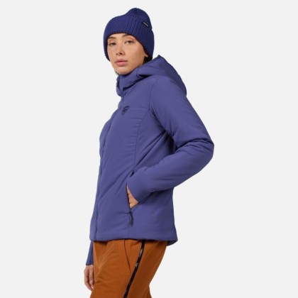 Rossignol W OPSIDE HOODIE IN HEAVY INSUL-FUTURE BLUEE-bunda