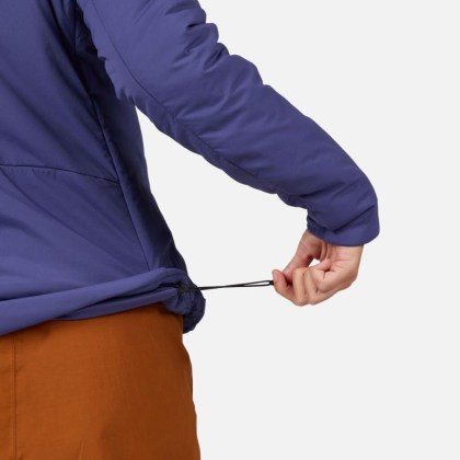 Rossignol W OPSIDE HOODIE IN HEAVY INSUL-FUTURE BLUEE-bunda