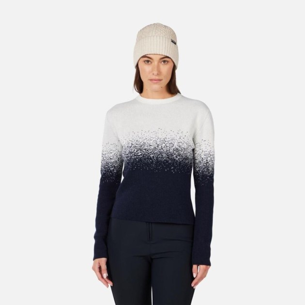 Rossignol W CHAVANETTE CN SWEATER-DARK NAVY