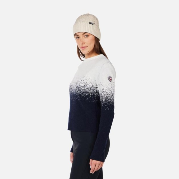 Rossignol W CHAVANETTE CN SWEATER-DARK NAVY