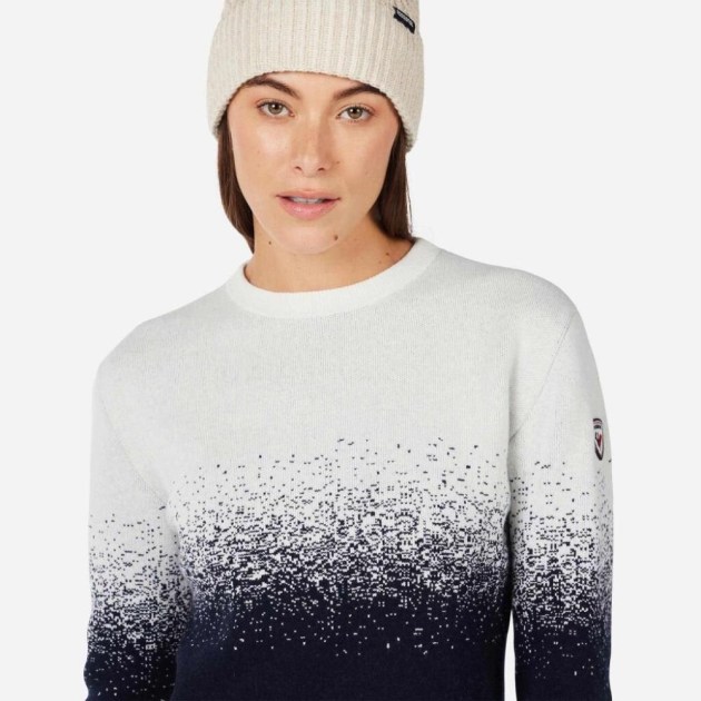 Rossignol W CHAVANETTE CN SWEATER-DARK NAVY