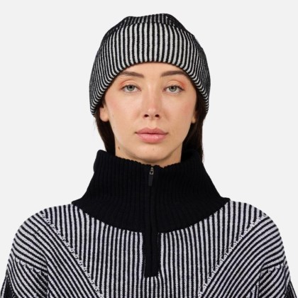 Rossignol W BRIGEL HZ MERINO SWEATER-BLACK
