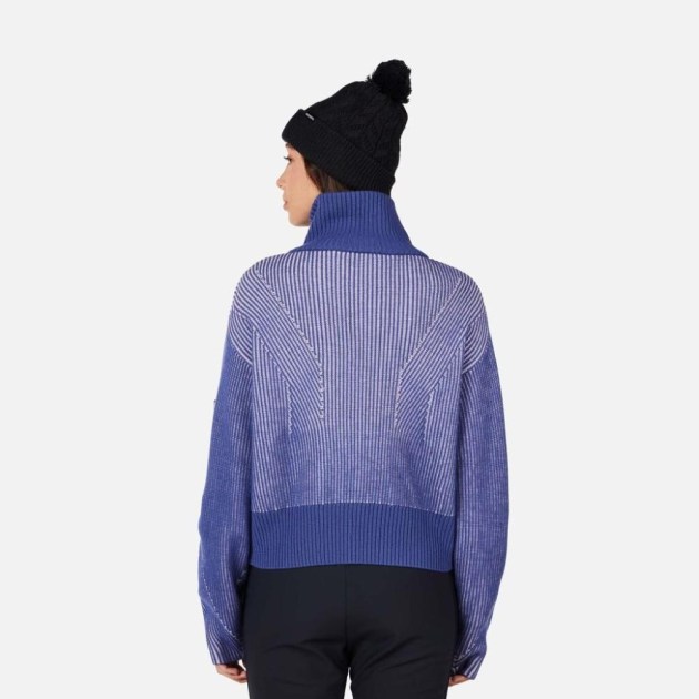 Rossignol W BRIGEL HZ MERINO SWEATER-FUTURE BLUE