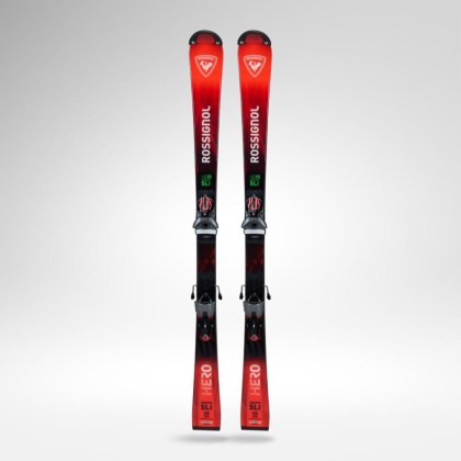 Rossignol Hero SL Pro 128-149 R21 Pro + Spx 11 GW B73 Silver Red závodní lyže