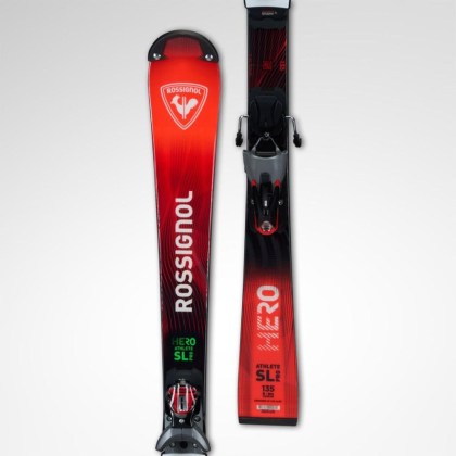 Rossignol Hero SL Pro 128-149 R21 Pro + Nx 10 GW B73 Silver Red závodní lyže