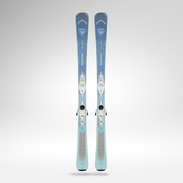 Rossignol Arcade W 78 + Xpress W 10 GW B83 Wht+sparkle allmountain lyže