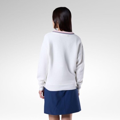 Rossignol Knitted V Neck White