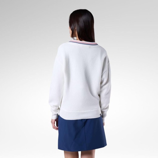 Rossignol Knitted V Neck White
