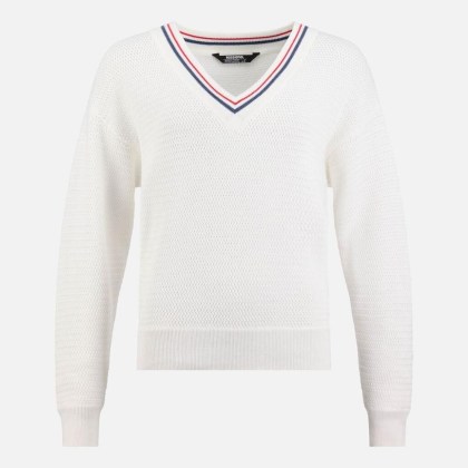 Rossignol Knitted V Neck White